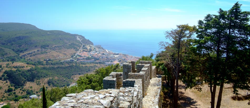 Sesimbra - Ausblick von Moorish Castle